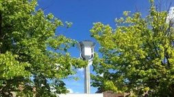 Foto af kirketårnet